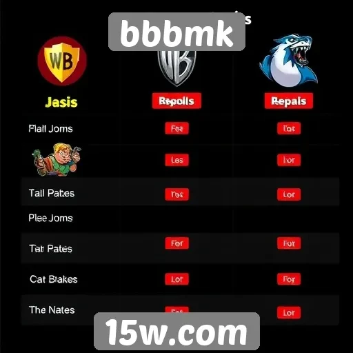 Comparação de jogos populares disponíveis no bbbmk